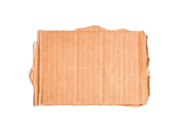 istock Piece of brown cupboard against white background. 1447552562