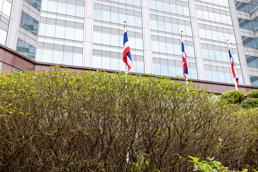 Exterior of Republic of China Civil Aeronautics Administration. Taipei, Taiwan