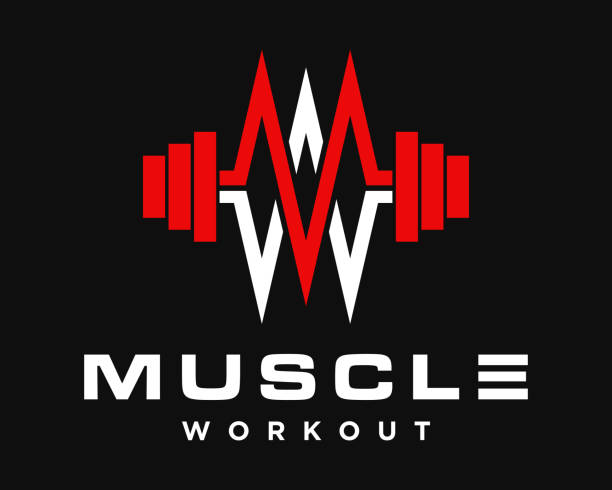 Set Letter M WM MW Monogram Barbell Gym Fitness Heartbeat Pulse Wave Healthy Electrocardiography Sport Brand Identity Design Vector Set Letter M WM MW Monogram Barbell Gym Fitness Heartbeat Pulse Wave Healthy Electrocardiography Sport Brand Identity Design Vector body building stock illustrations