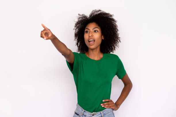 istock Portrait of confident young woman making orders 1447570312