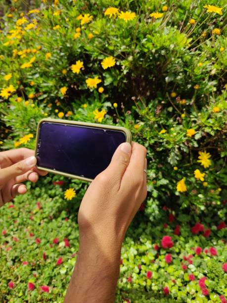 istock Man holding a smartphone 1447571286