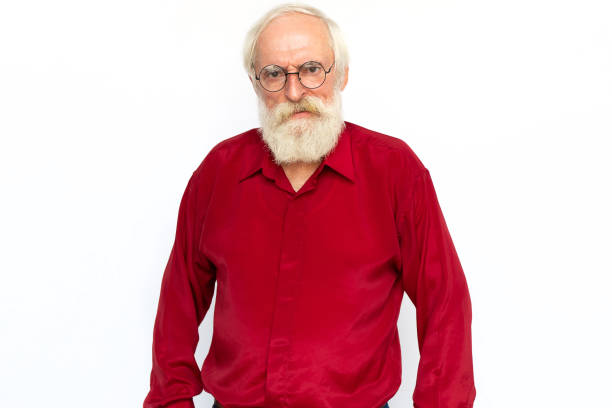 istock Angry senior man frowning 1447573647