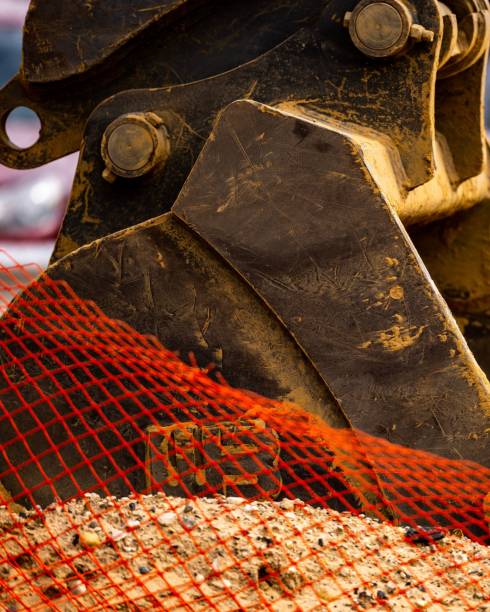 istock Part of construction equipment , closeup shot 1447586543