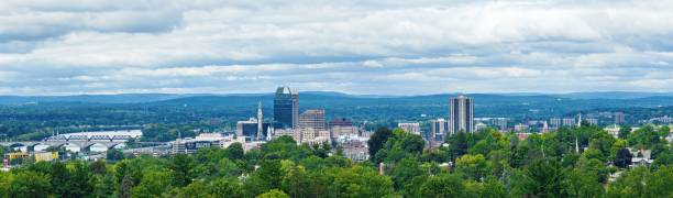 istock Panoramic view from above Forest Park Neighborhood 1447604614