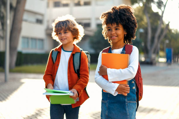 istock School children on the street 1447610293