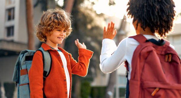 istock School children on the street 1447611090