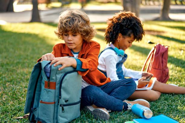 istock School children on the street 1447611307
