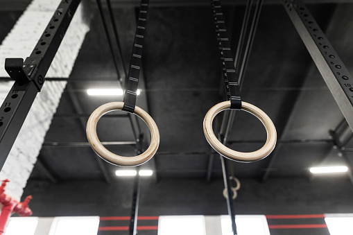 Gymnastic rings in the gym