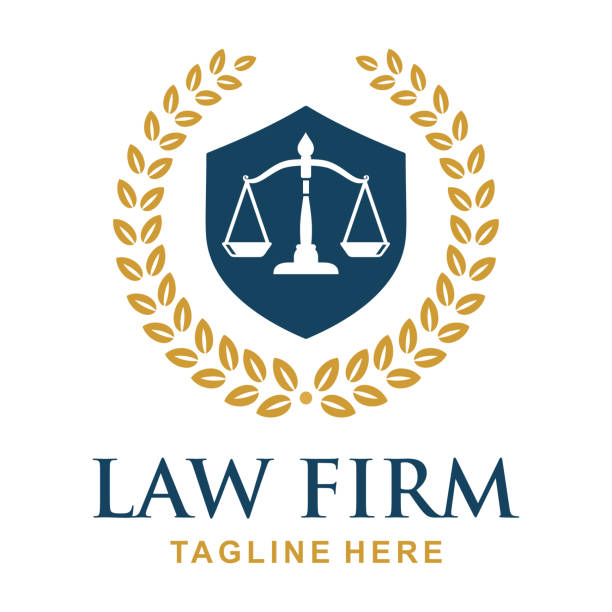 Law Firm Logo Design Vector Judge Scale Logo Stock Illustration - Download Image Now - Abstract ...