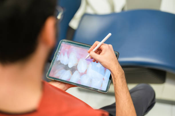 istock Dental photo on digital tablet 1447631133