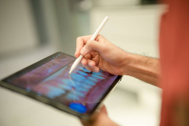 istock Dental photo on digital tablet 1447631155