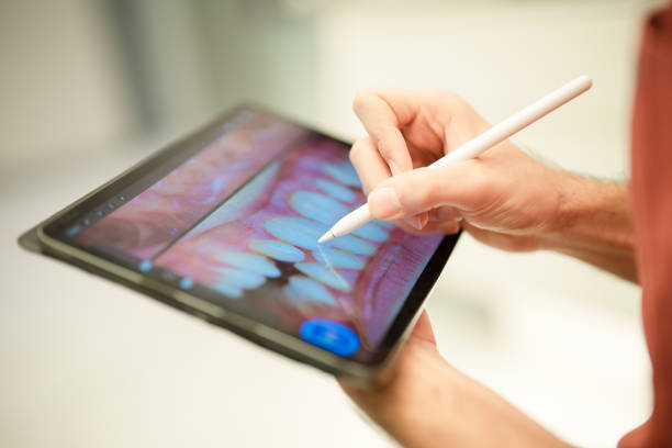istock Dental photo on digital tablet 1447631169
