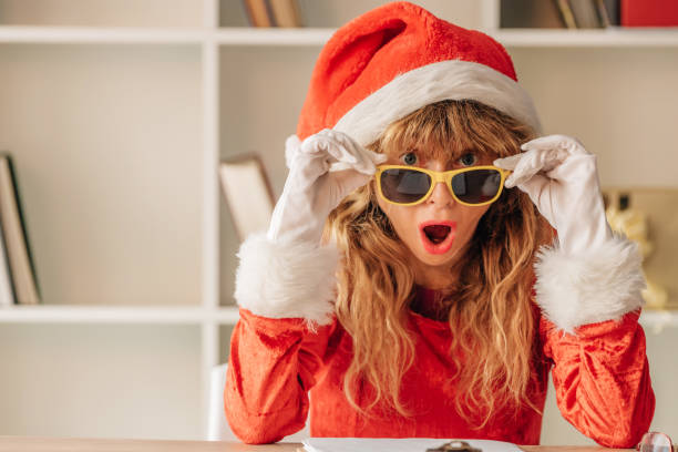 istock santa claus with glasses and surprised expression 1447635168