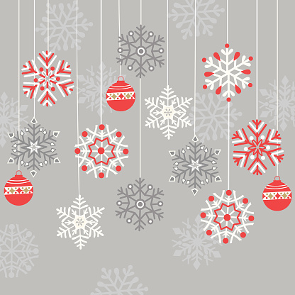 Vector Christmas background .