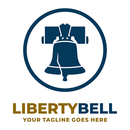 Liberty bell illustration vector