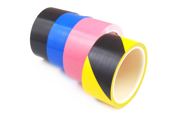 istock Different colorful adhesive tapes isolated on white 1447656927