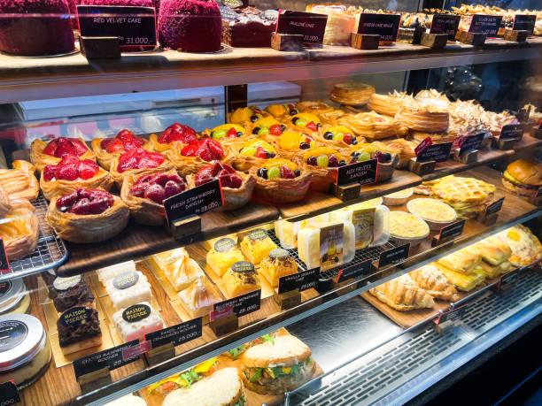 istock Delicious Fresh and Authentic Pastries on Sale 1447658259