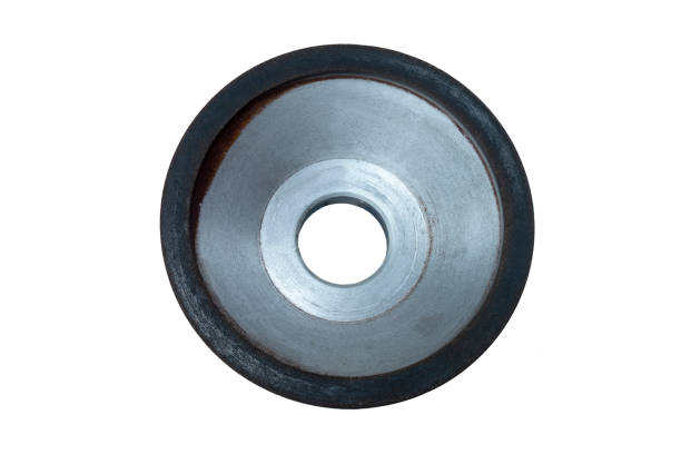 Locksmith tool for grinding industrial objects on a white background
