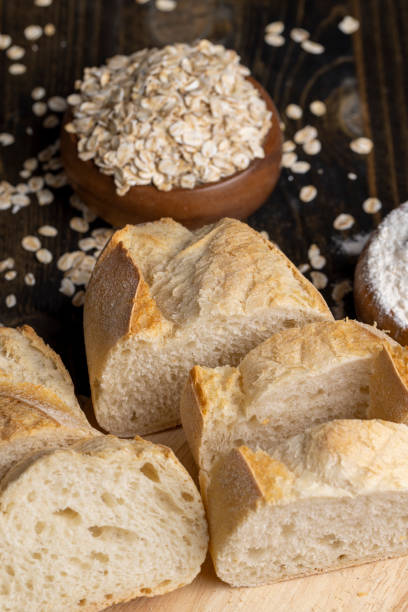 istock Sliced wheat loaf of fresh bread 1447661658