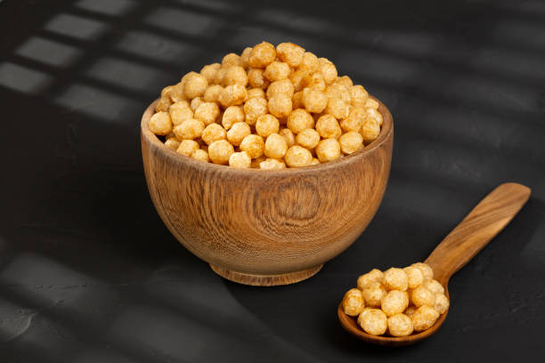 istock Chenopodium Quinoa - Caramelized Organic Quinoa Pop Seeds 1447671491