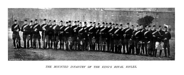 istock 19th c illustration Mounted Infantry King's Royal Rifles; The Navy & Army Illustrated 1899 1447678134
