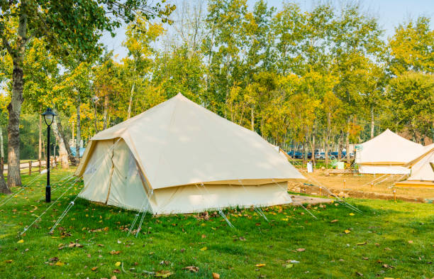 istock Tents in the camp 1447684755