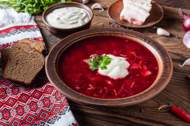 istock red borscht with beetroot tomato and meat 1447684890