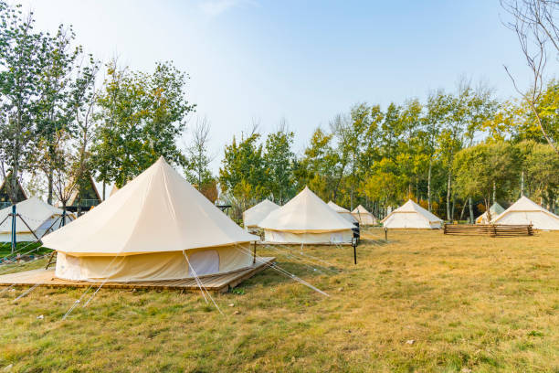 istock Tents in the camp 1447684911
