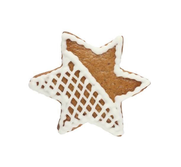 istock Decorated Christmas gingerbread star 1447690567