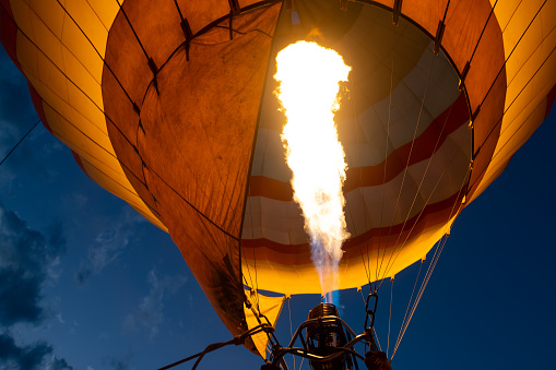 Preparing Hot Air Balloons To Fly over Cappadocia