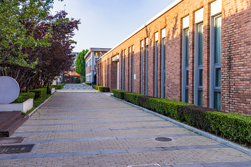 Courtyard of Université Laval in Quebec City