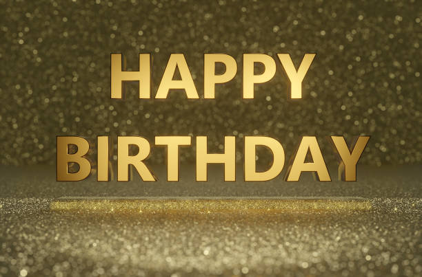 istock Happy Birthday in glitter 1447698966