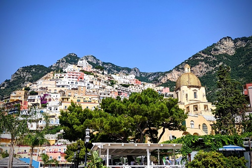 Architecture of Sorrento, Italy. Sorrento is a popular touristic destination on the Amalfi Coast