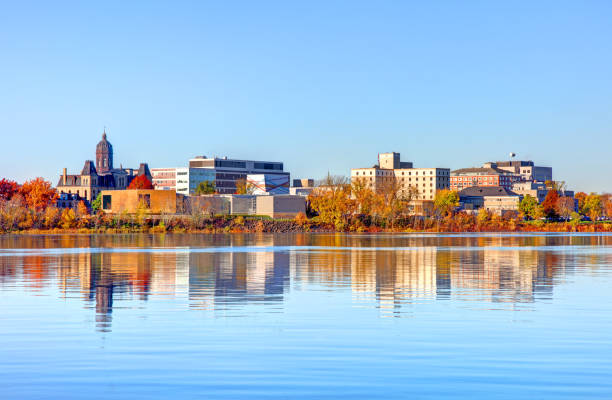istock Fredericton, New Brunswick along the St. John River 1447702428