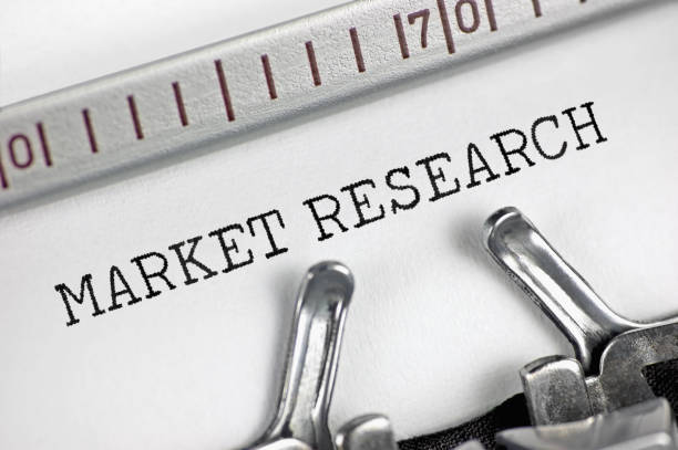 istock Market research header text macro closeup, typewriter typed marketing business target marketisation statistics information gathering planning analytics documentation concept, new customers focus groups insight interviews development trends analysis manage 1447712214