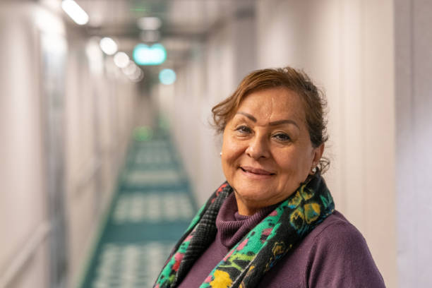 istock Senior Hispanic woman portrait 1447716829