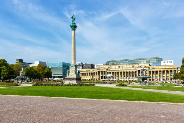 istock Stuttgart city Castle square Schlossplatz travel in Germany 1447731619
