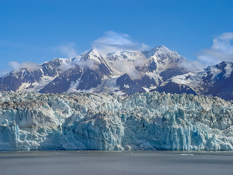 Glacier Bay glacier calving taken from a cruise ship