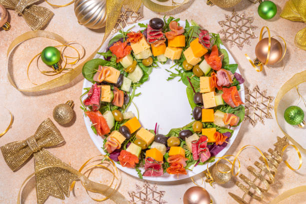 istock Christmas Charcuterie wreath 1447734421