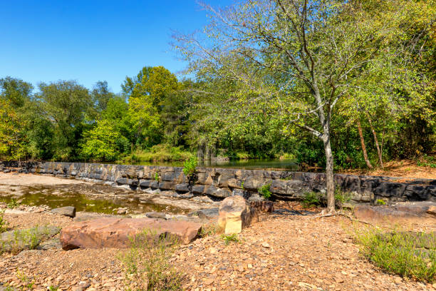 istock Natural Dam on the Mountain Fork River in Arkansas, USA 1447741319