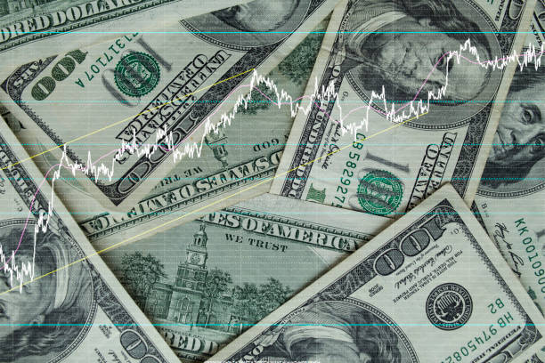 istock Lot of US dollars. 1447744035