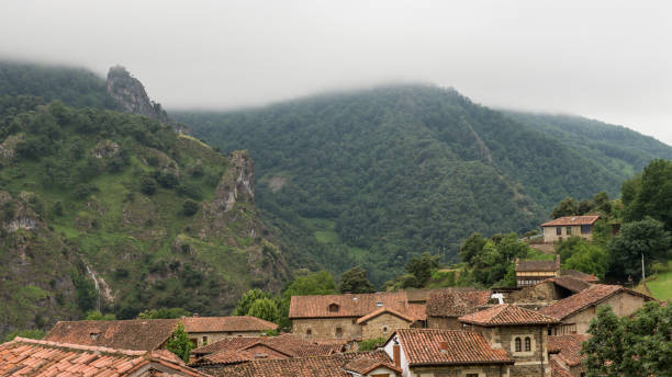 istock Small mountain village in northern Spain 1447753593