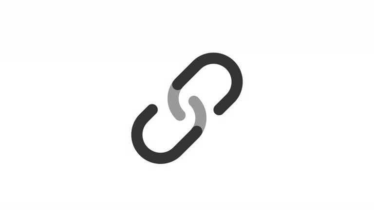 Animated hyperlink line ui icon