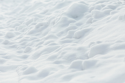 Snow texture. Winter background. Copyspace