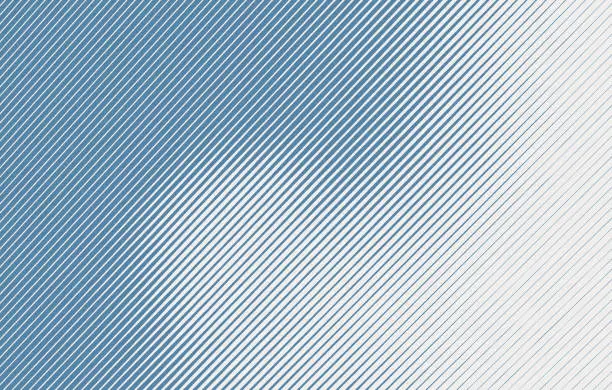 Vector illustration of Blue Technology Striped Pattern Background