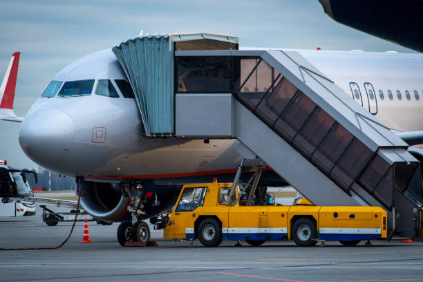 istock Plane at the international airport 1447766873