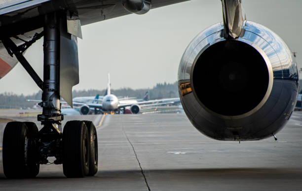 istock Plane at the international airport 1447766878