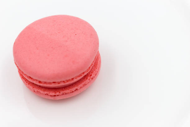 istock Delicious sweet light macaron dessert. Round strawberry pie. 1447768034