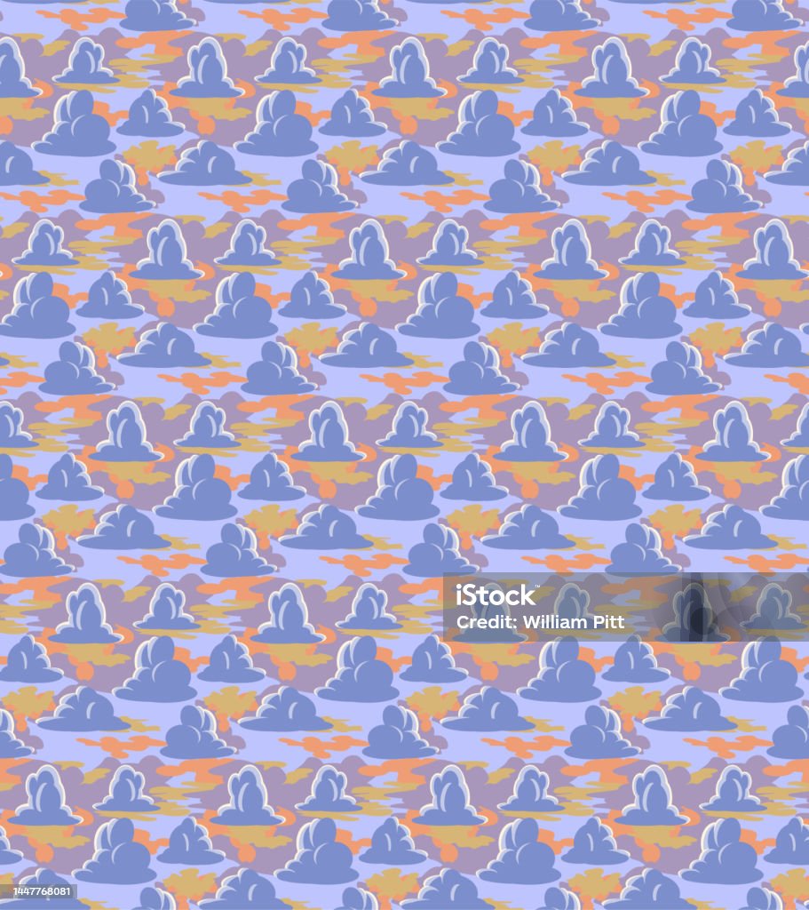 Magic Hour Shadows Magic Hour Clouds Stock Illustration - Download Image Now - Abstract ...
