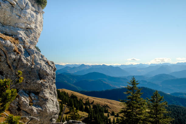 Panorama Bavarian Prealps stock photo